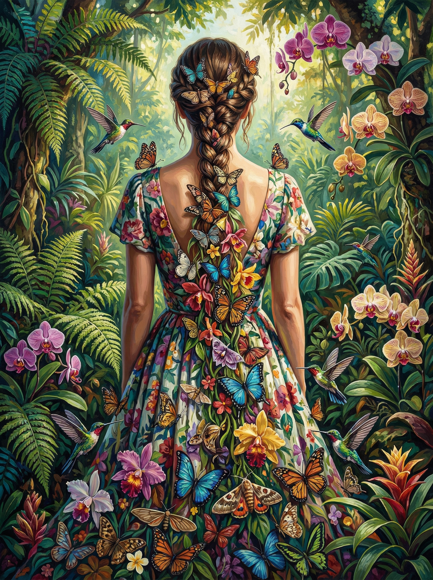 Butterfly Garden Braid (Diamond Painting) Diamond Painting kit