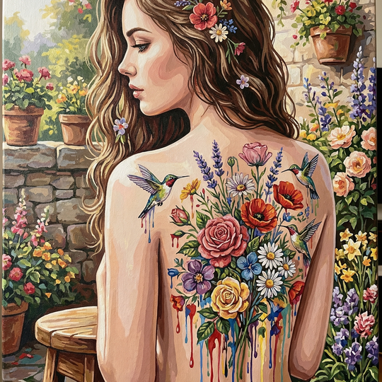 Floral Inked Beauty