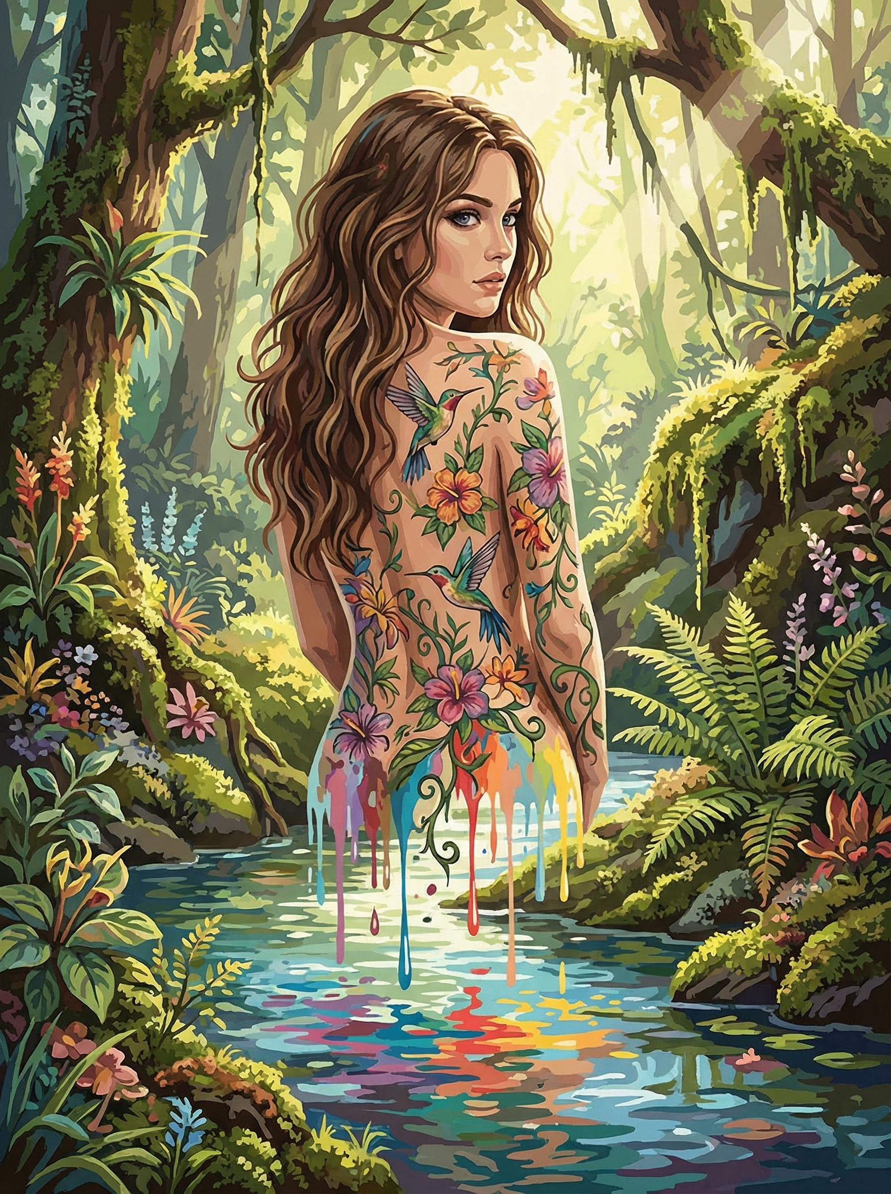 Enchanted Forest Muse (Diamond Painting)