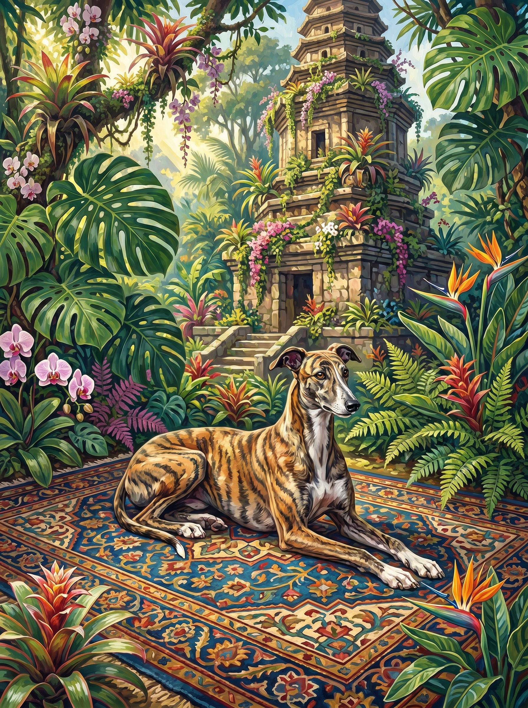 Jungle Temple Guardian (Diamond Painting) Diamond Painting kit