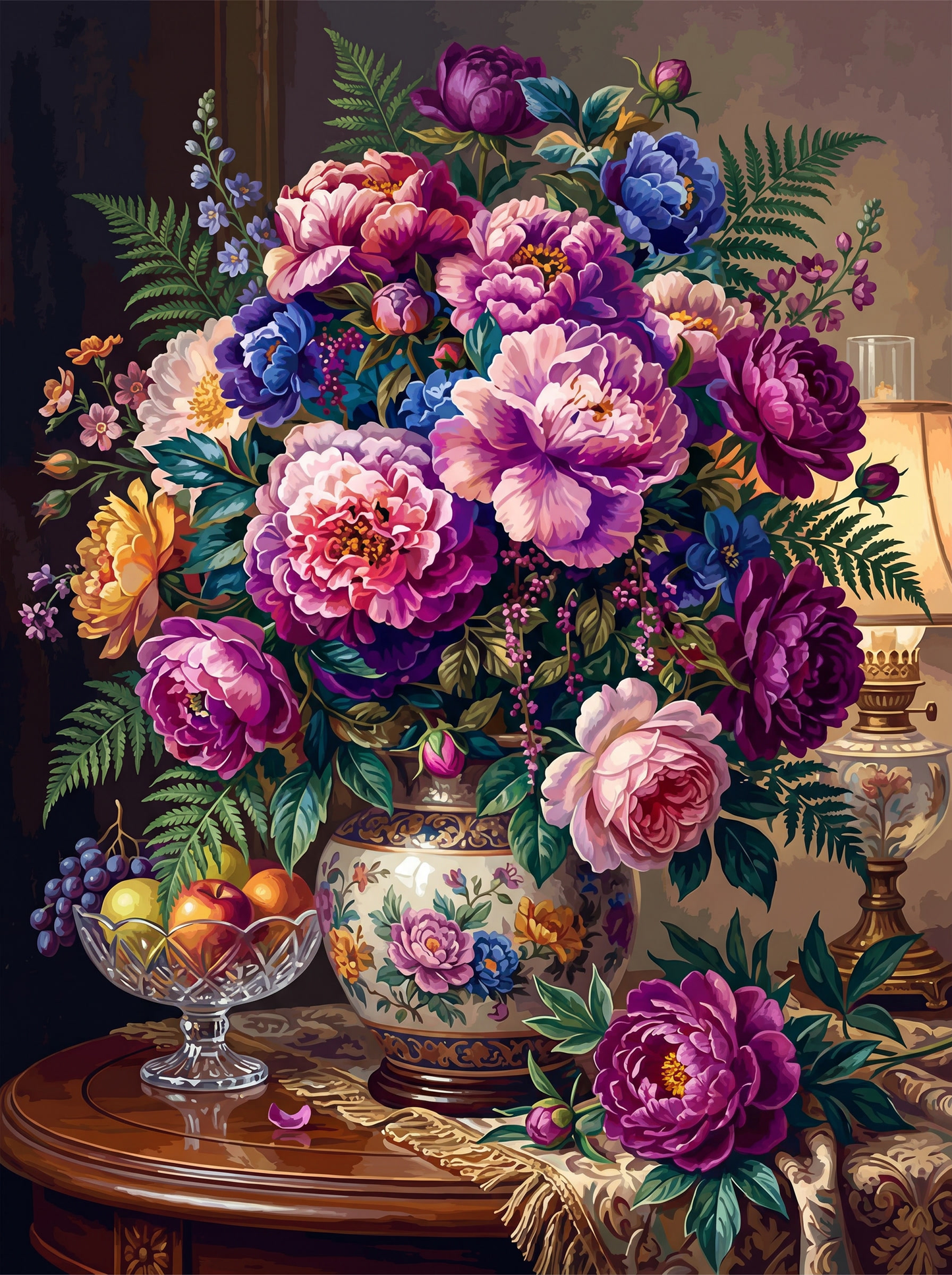 Royal Floral Arrangement (Diamond Painting) Diamond Painting kit