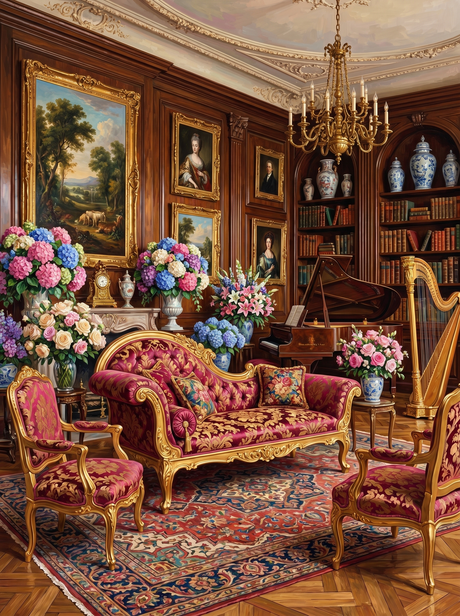 Grand Salon Elegance (Diamond Painting) Diamond Painting kit