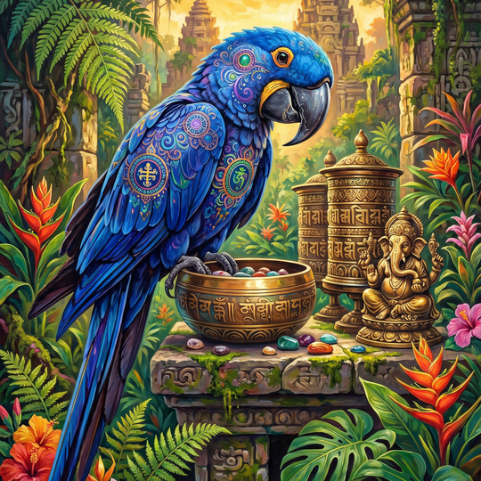Sacred Jungle Parrot