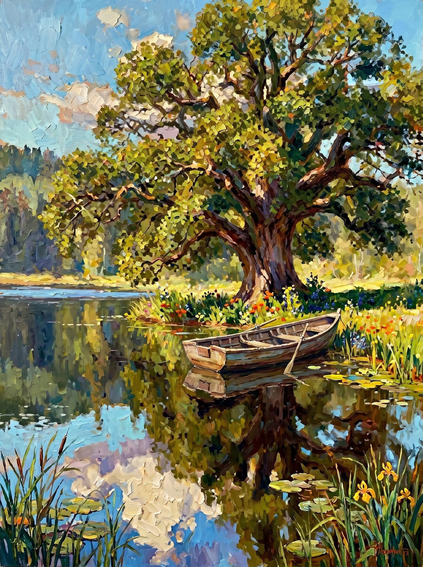 Quiet Lake Retreat (Diamond Painting) Diamond Painting kit