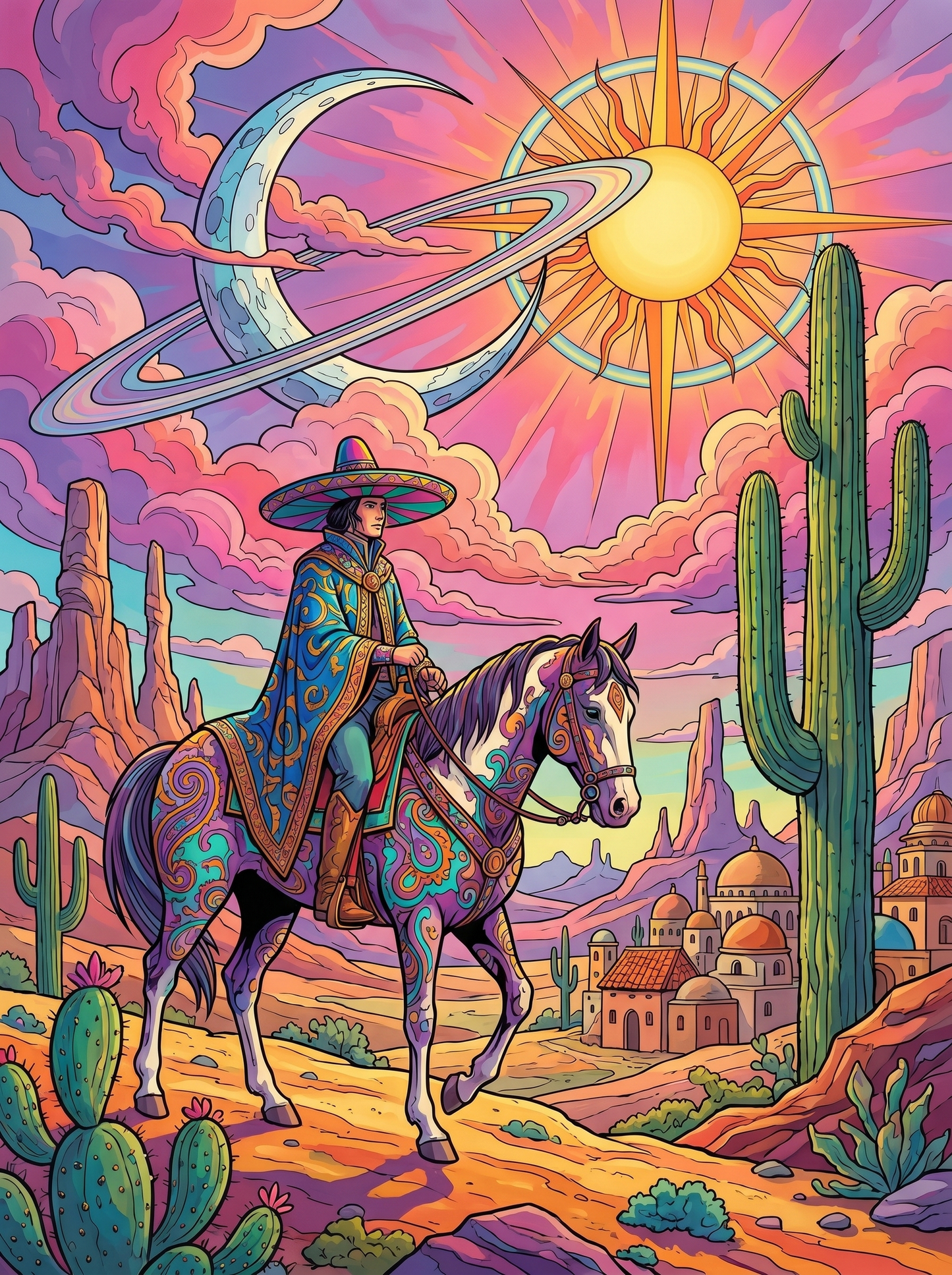 Celestial Desert Voyager (Diamond Painting) Diamond Painting kit