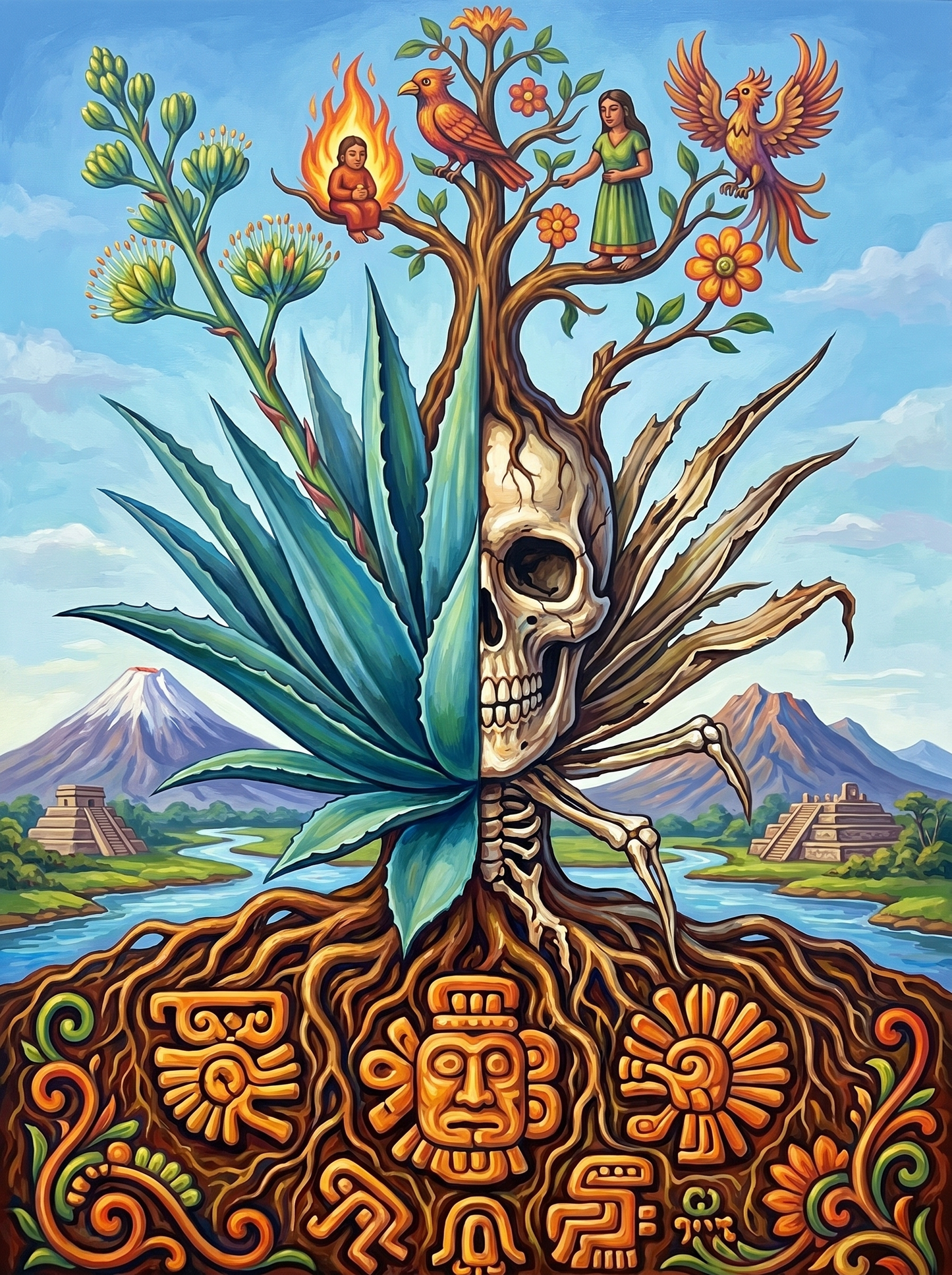 Sacred Agave Genesis (Diamond Painting) Diamond Painting kit