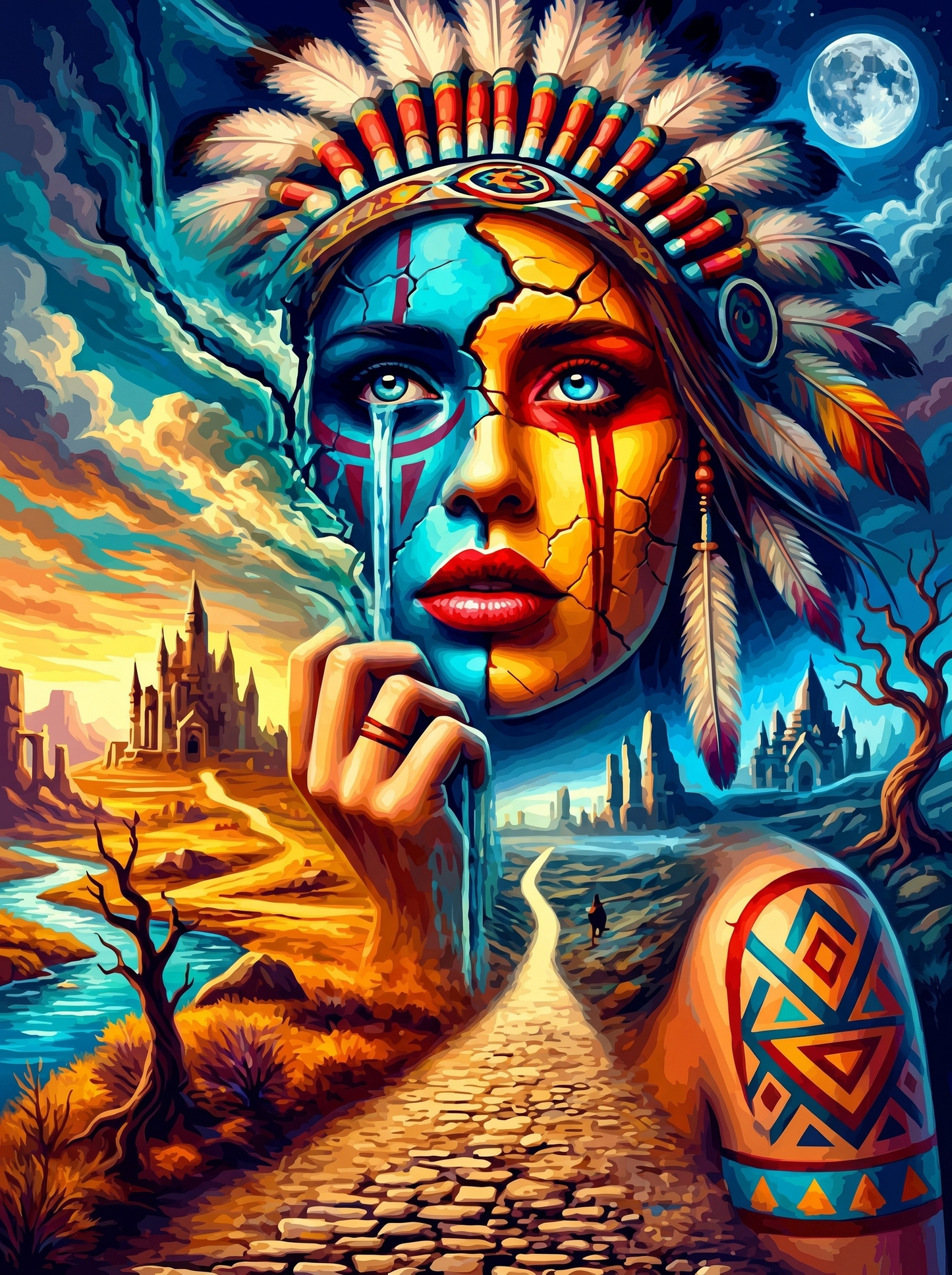 Dreamscape Spirit Warrior (Diamond Painting) Diamond Painting kit