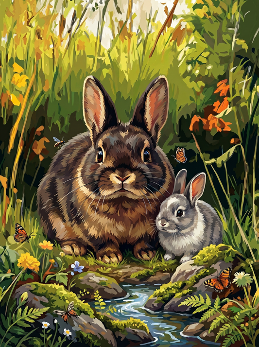 Forest Friends Duo (Diamond Painting)