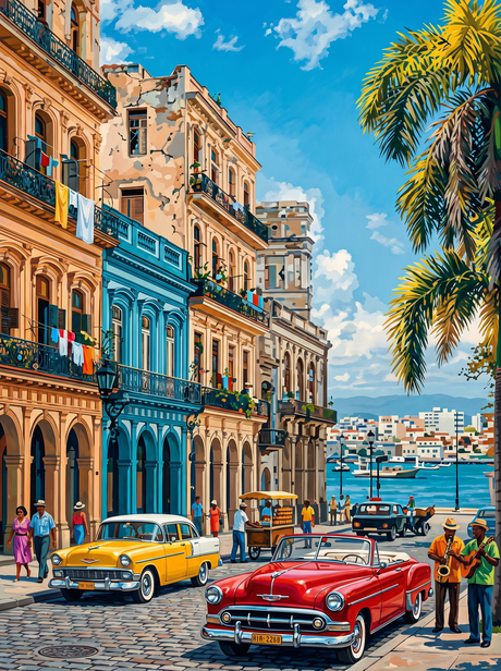 Havana Street Rhythms (Diamond Painting) Diamond Painting kit