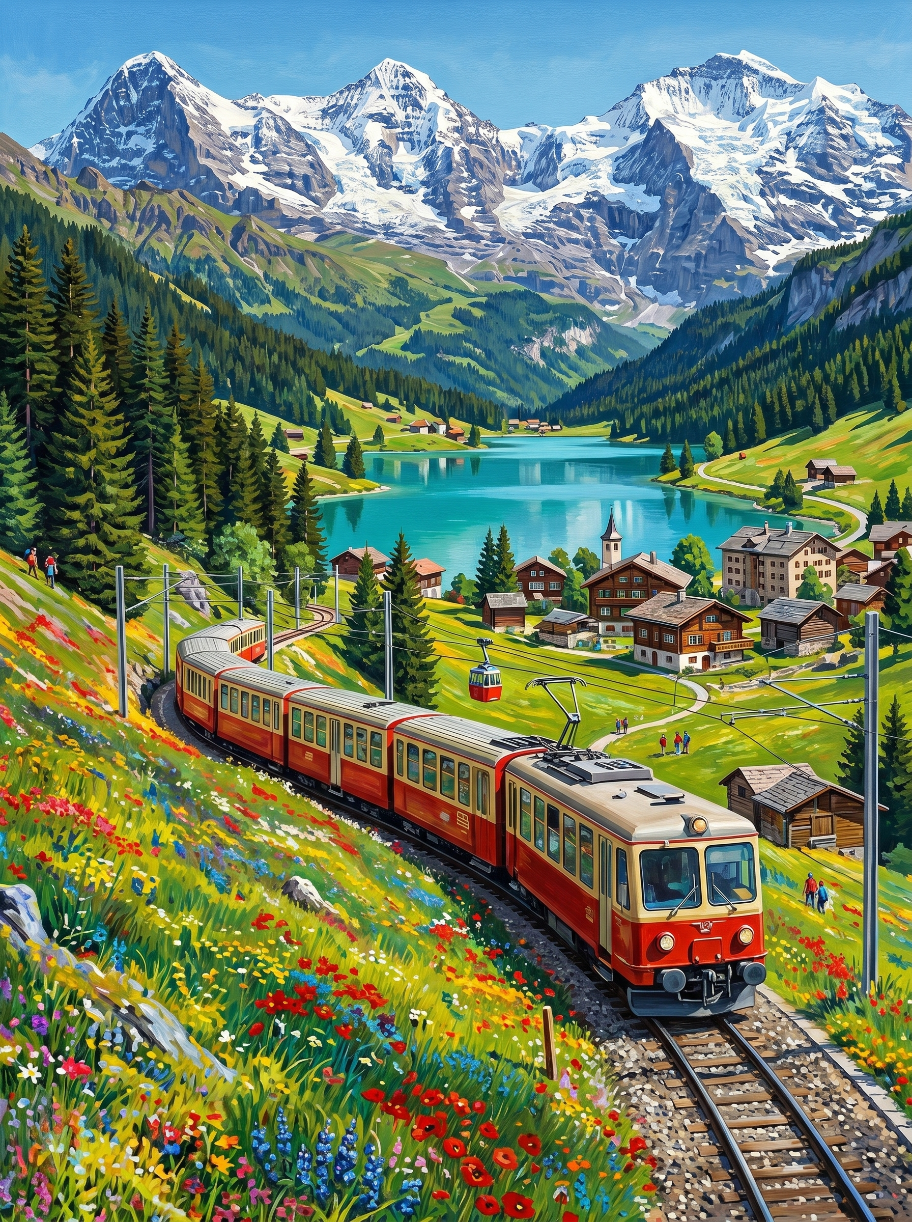 Alpine Valley Express (Diamond Painting)