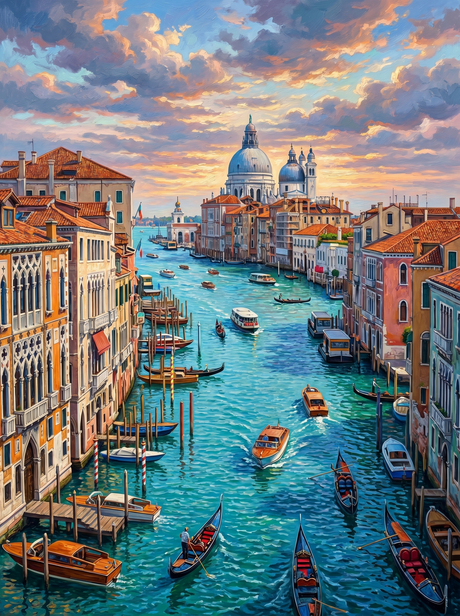 Venetian Canal Dreams (Diamond Painting) Diamond Painting kit