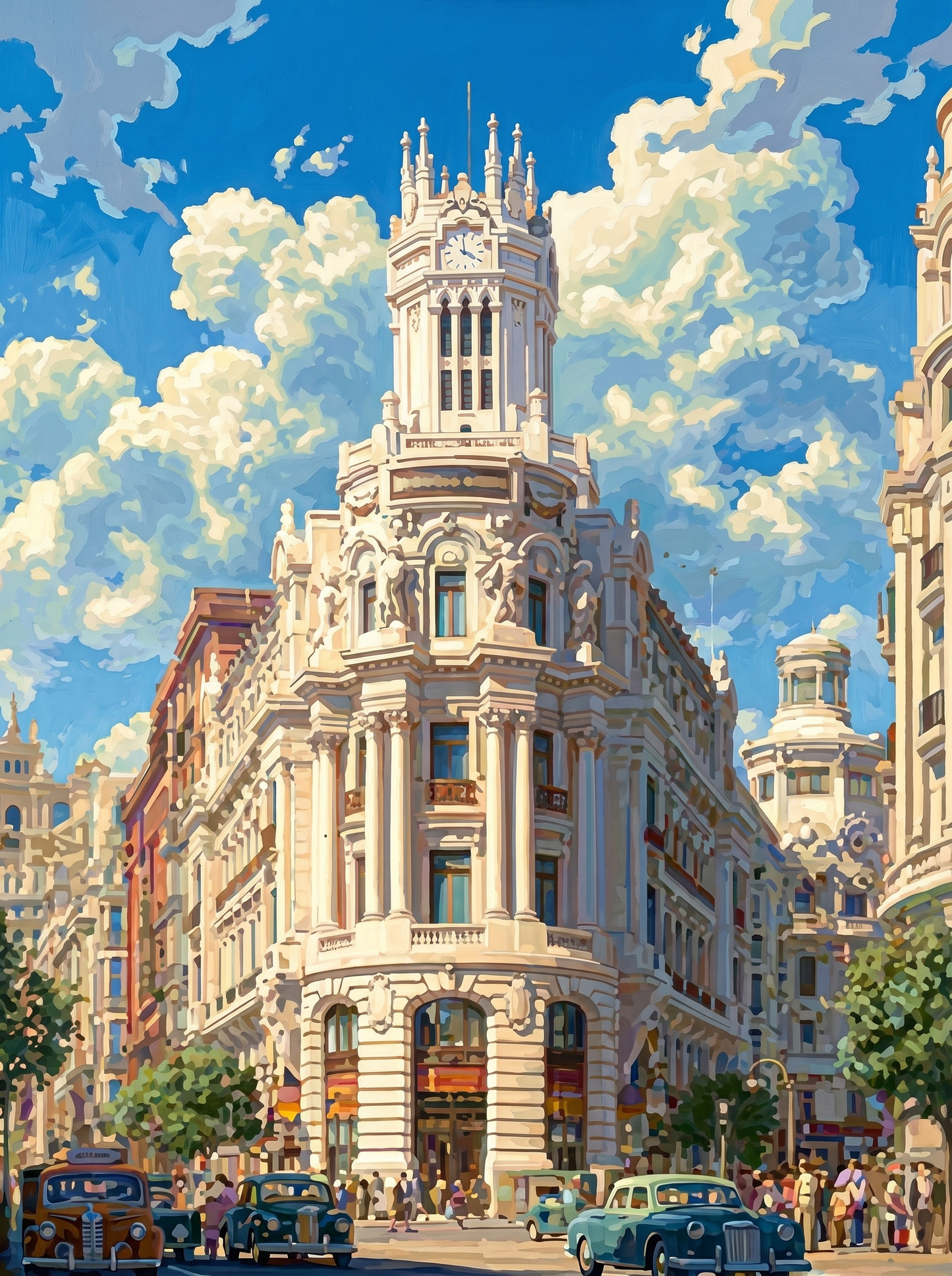 Madrid City Elegance (Diamond Painting) Diamond Painting kit