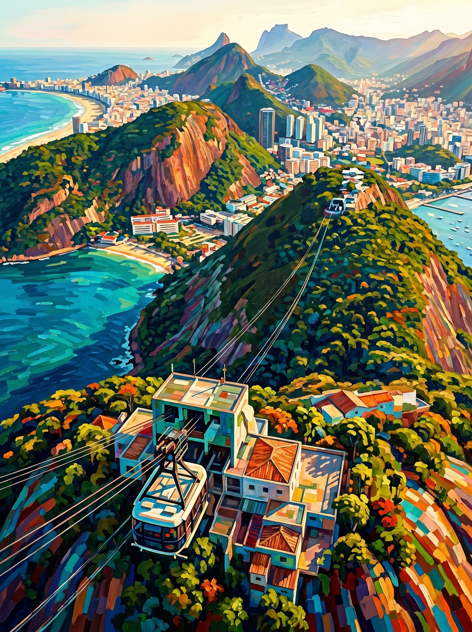 Rio Skyline Escape (Diamond Painting) Diamond Painting kit