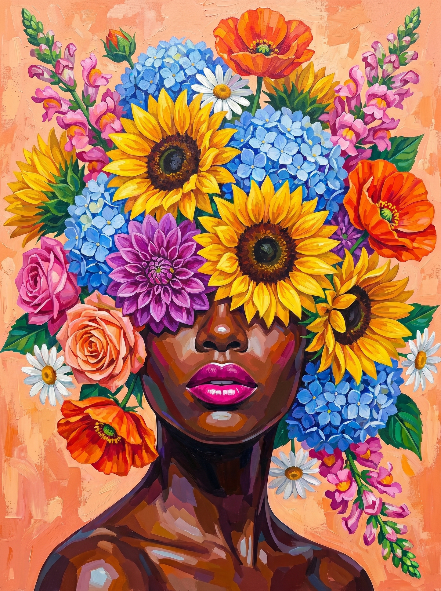 Sunflower Bloom Muse (Diamond Painting) Diamond Painting kit