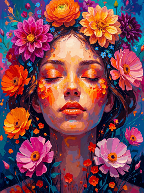 Petal Glow Serenity (Diamond Painting) Diamond Painting kit
