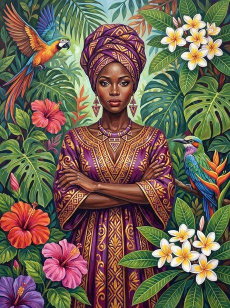 Jungle Queen Radiance (Diamond Painting) Diamond Painting kit