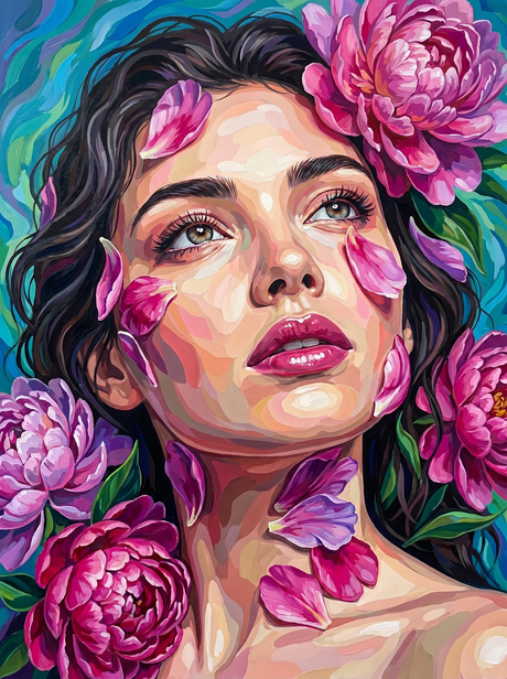 Petal Kiss Muse (Diamond Painting) Diamond Painting kit