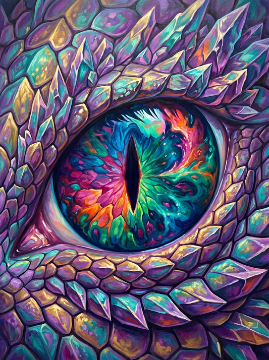 Prismatic Dragon Eye (Diamond Painting)