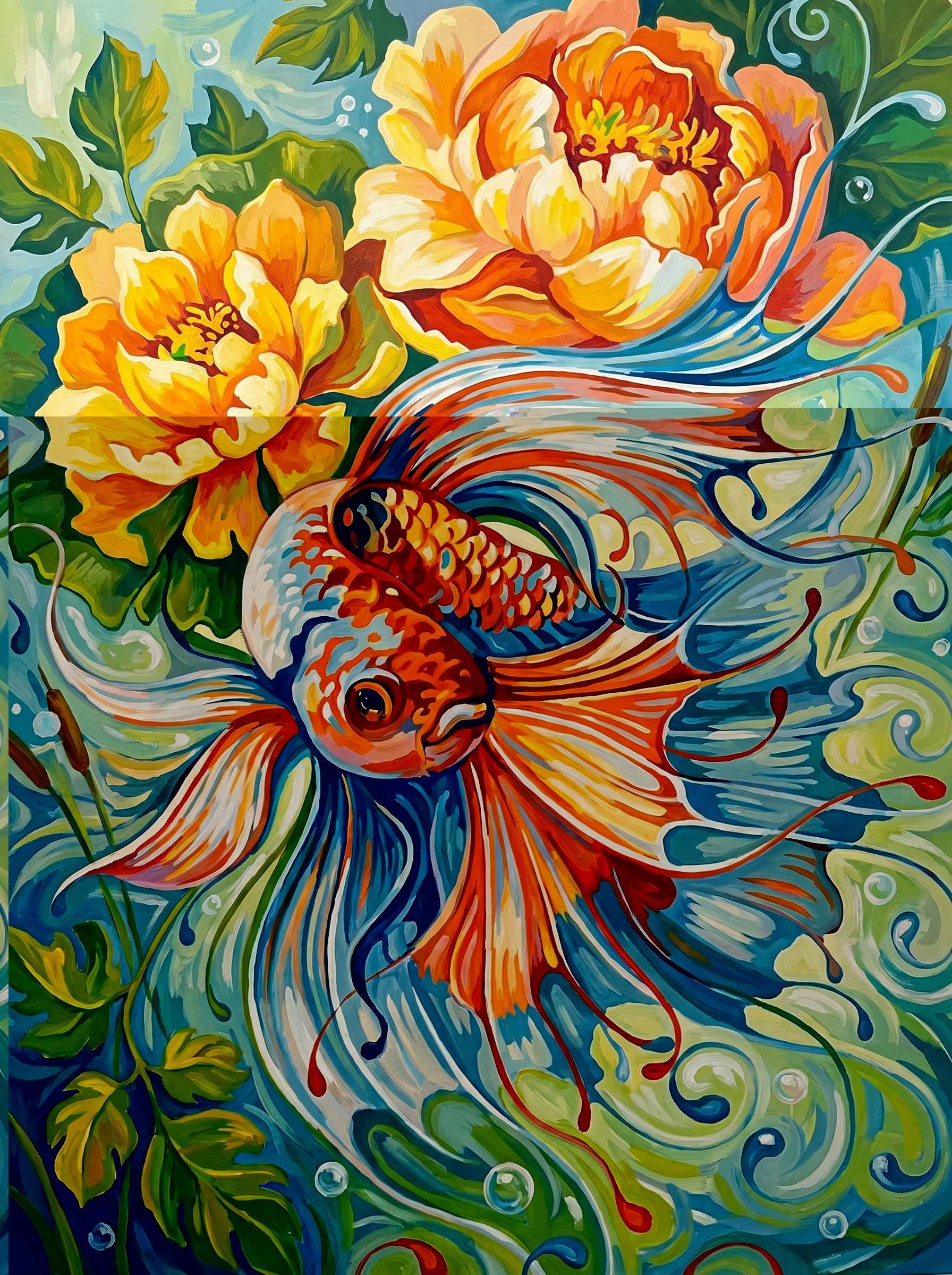 Koi Garden Harmony (Diamond Painting) Diamond Painting kit