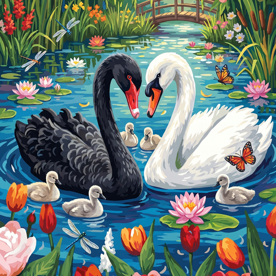 Enchanted Swan Garden