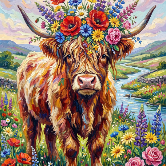 Floral Highland Majesty