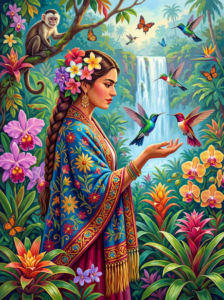 Jungle Harmony Whisper (Diamond Painting) Diamond Painting kit