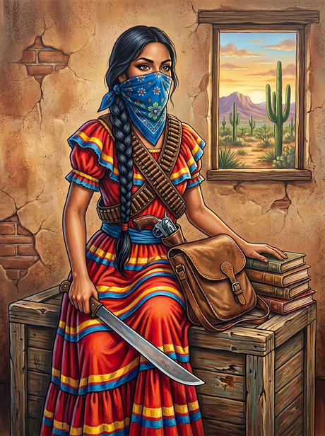 Desert Bandit Scholar (Diamond Painting) Diamond Painting kit