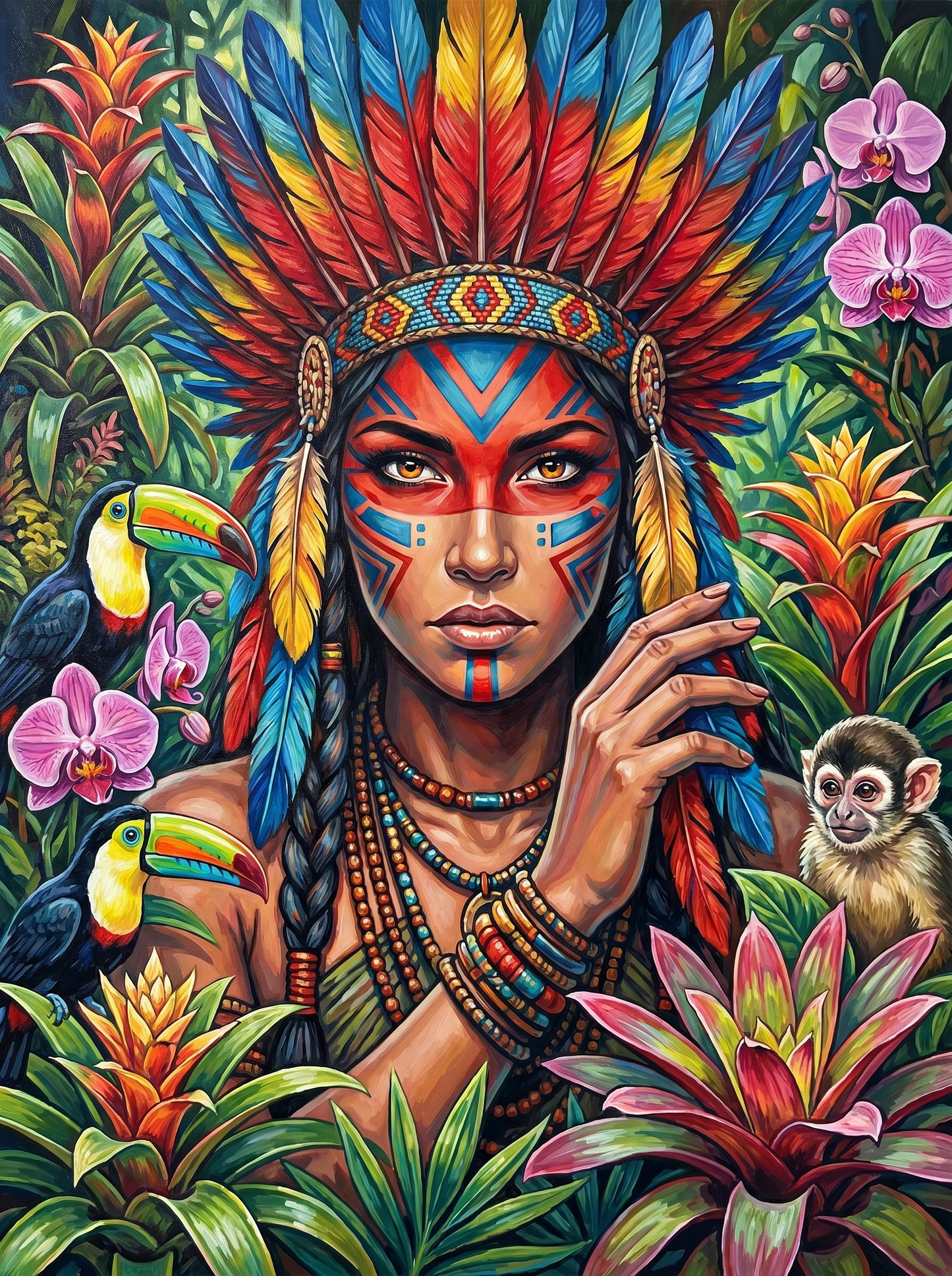 Jungle Spirit Guardian (Diamond Painting) Diamond Painting kit