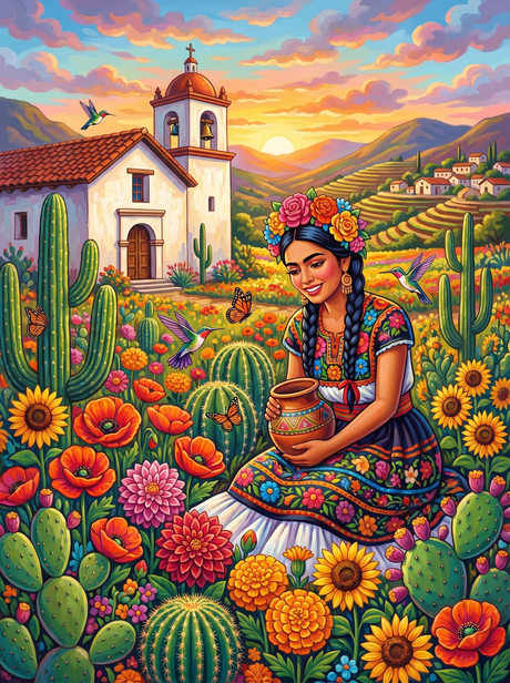 Sunset Valley Dreamer (Diamond Painting) Diamond Painting kit