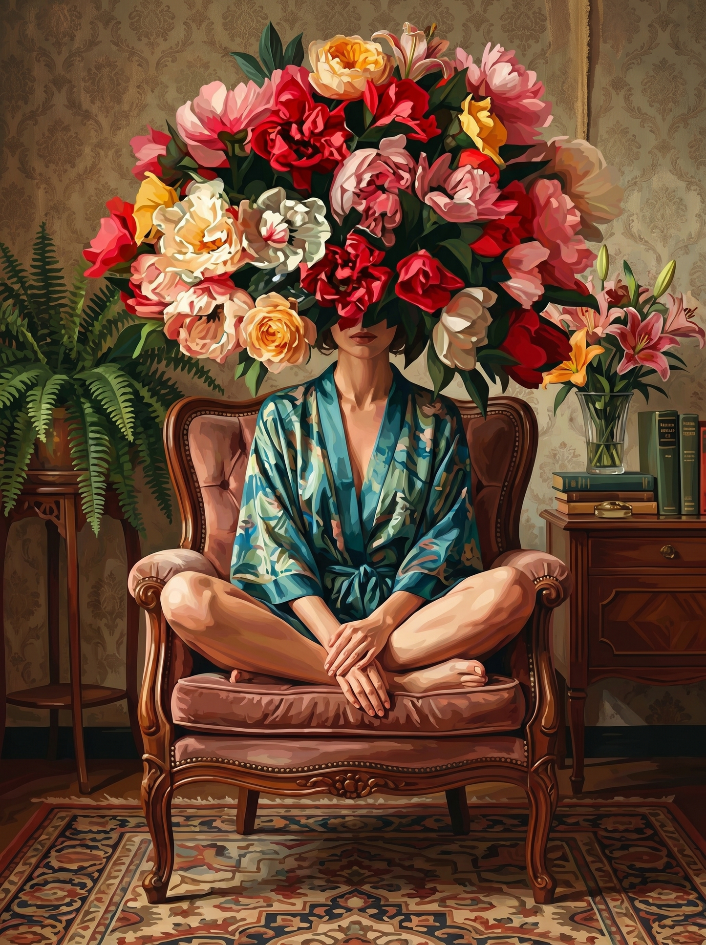 Hidden Bloom Muse (Diamond Painting) Diamond Painting kit