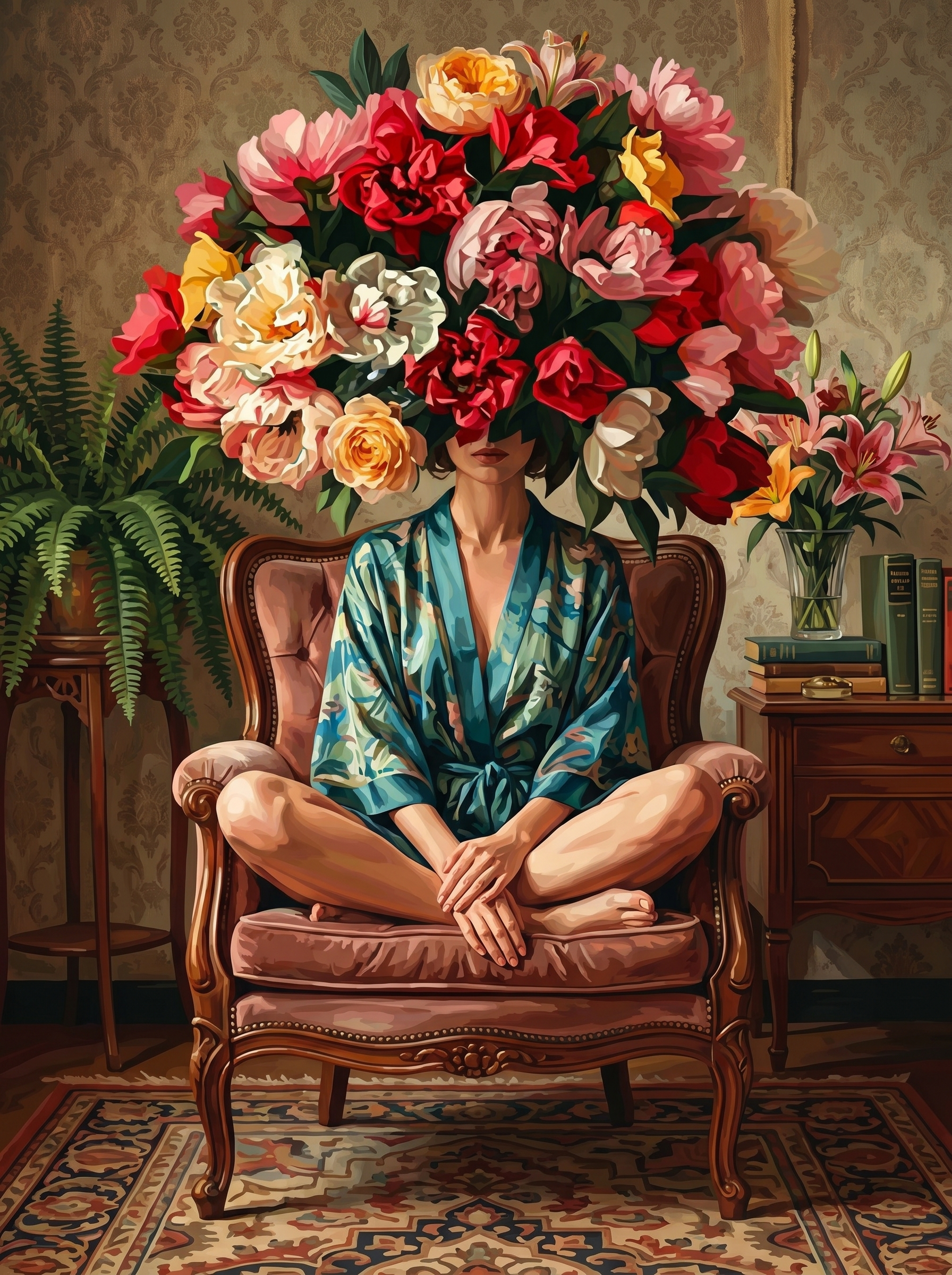 Hidden Bloom Muse (Diamond Painting) Diamond Painting kit