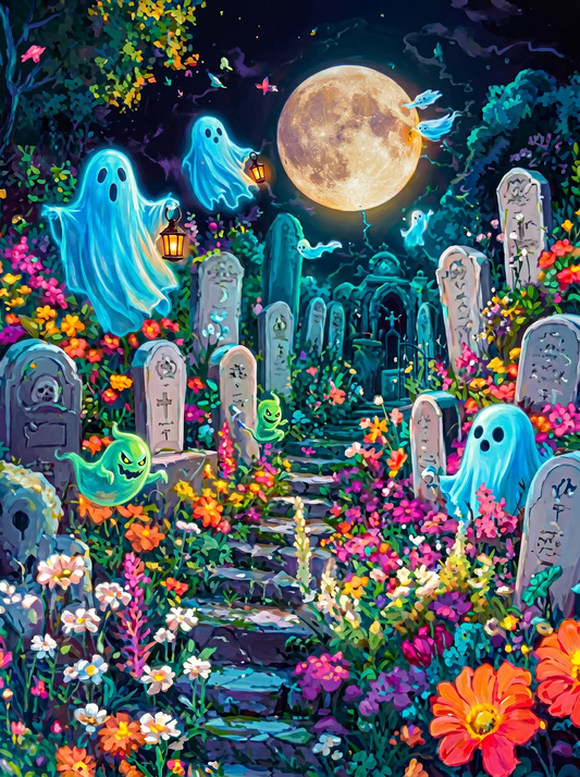 Moonlit Spirit Garden (Diamond Painting)