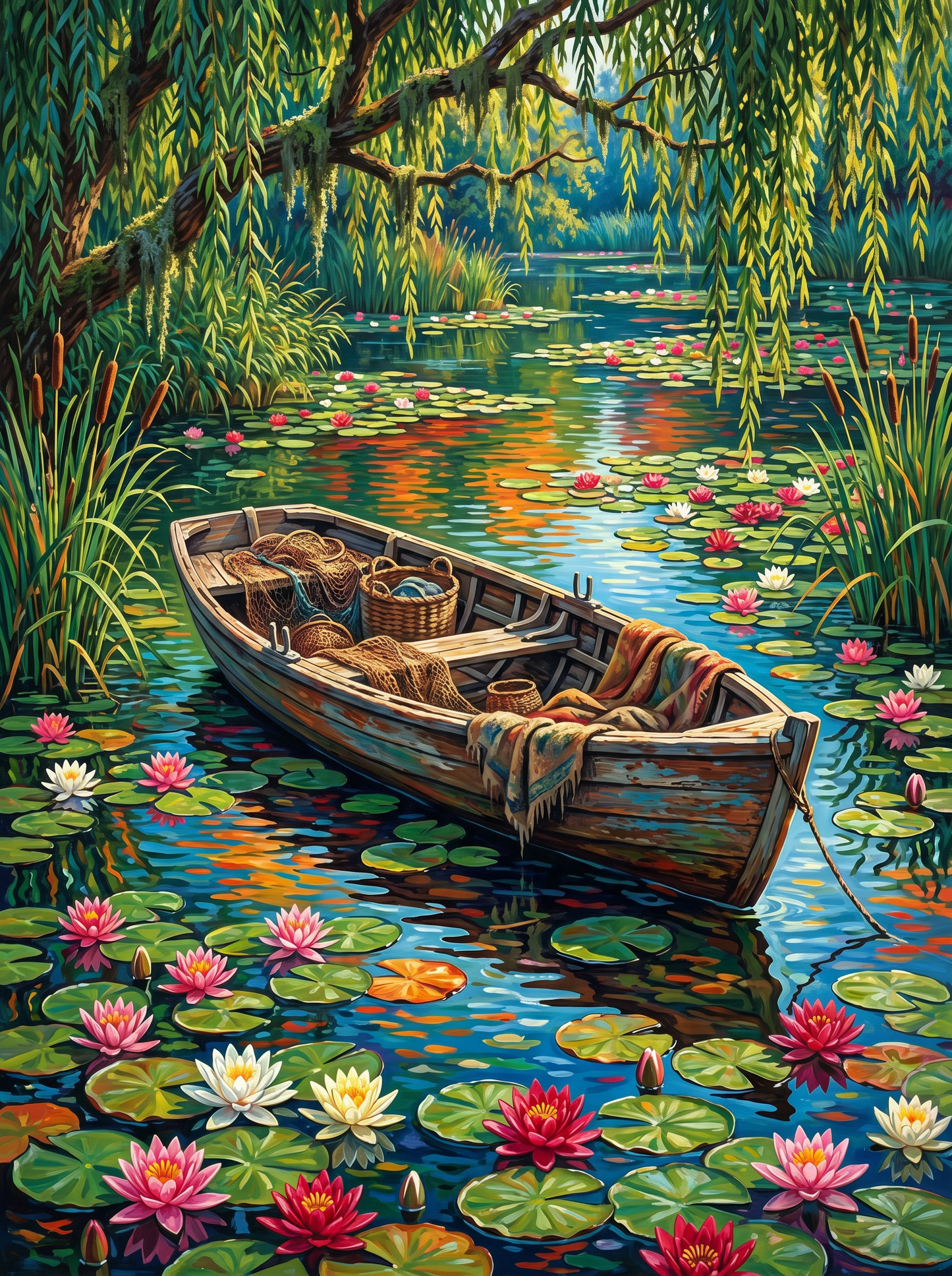 Willow Pond Drift (Diamond Painting) Diamond Painting kit