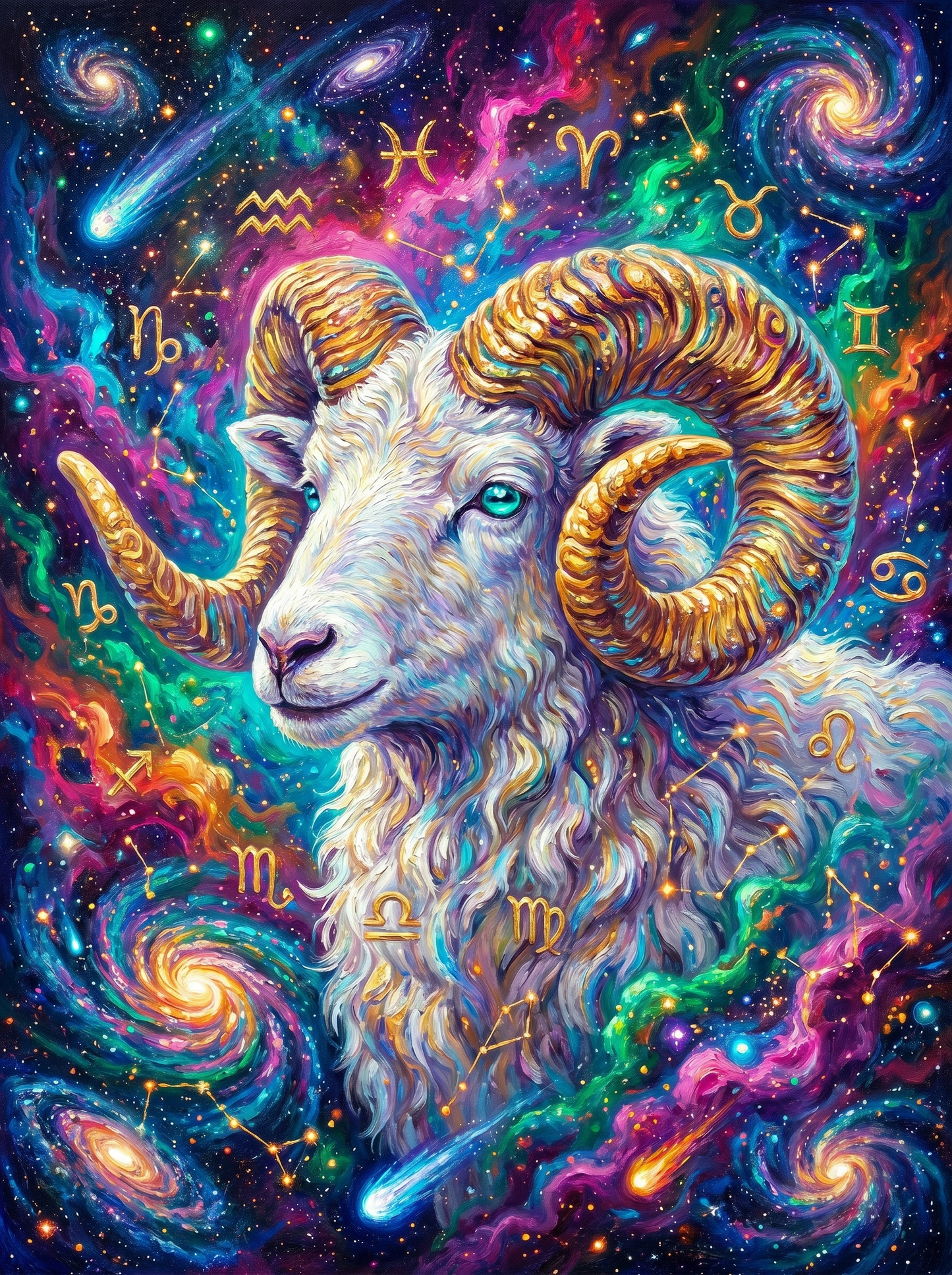 Cosmic Aries Spirit (Diamond Painting) Diamond Painting kit