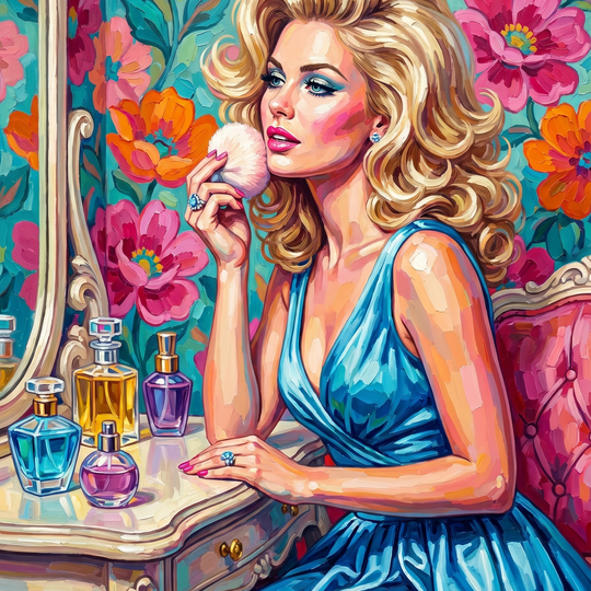 Vintage Vanity Glam Moment