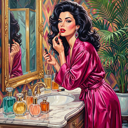 Vanity Mirror Glam Moment