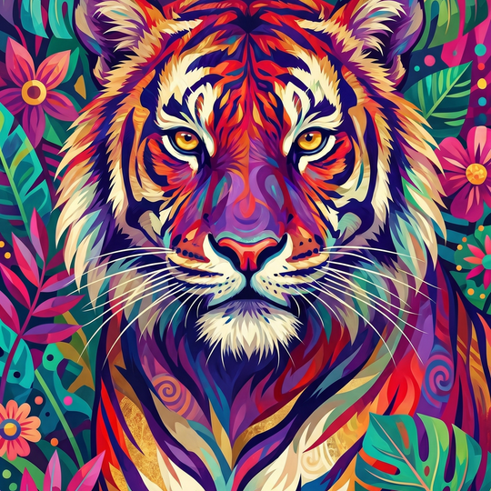 Neon Jungle Tiger Spirit