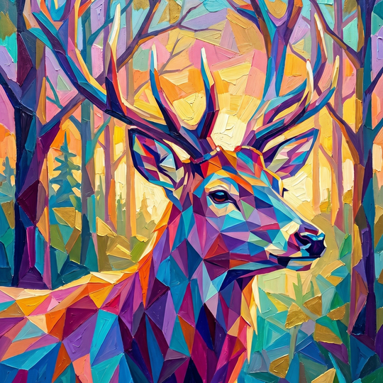 Geometric Forest Stag