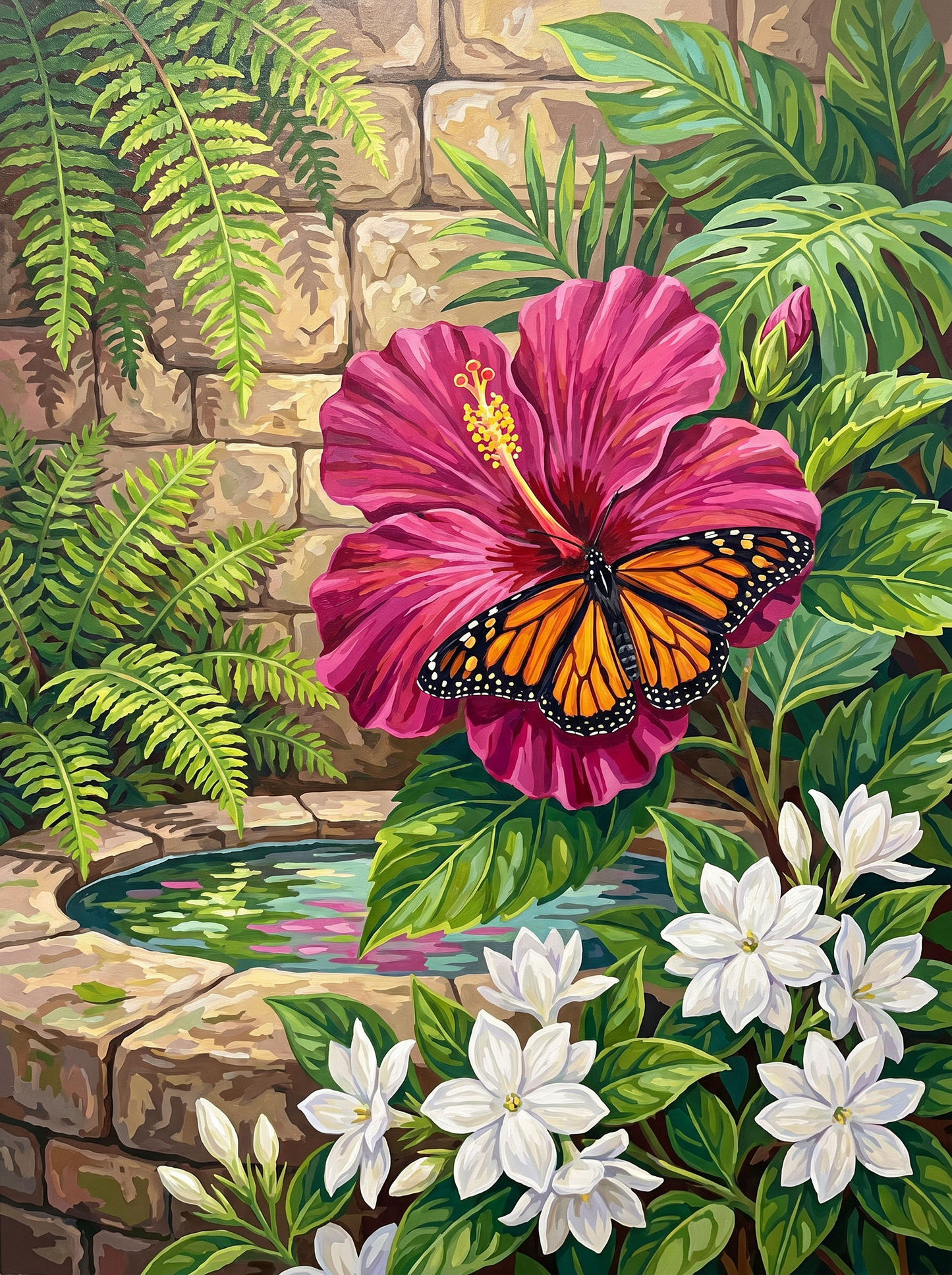 Hibiscus Butterfly Garden Bloom