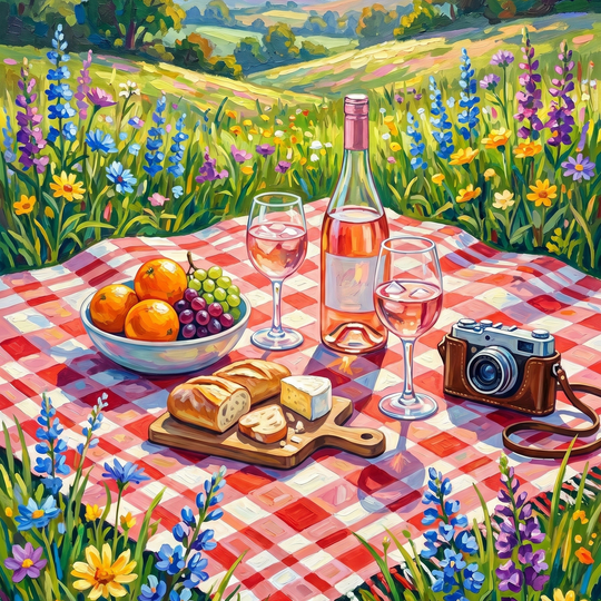 Sunlit Meadow Picnic Bliss