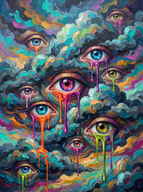 Melting Eyes Dream Storm (Diamond Painting) Diamond Painting kit
