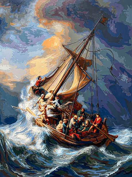 Stormbound Sailors Voyage (Diamond Painting) Diamond Painting kit