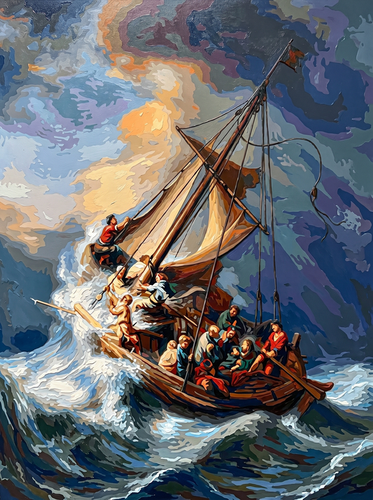 Stormbound Sailors Voyage (Diamond Painting)