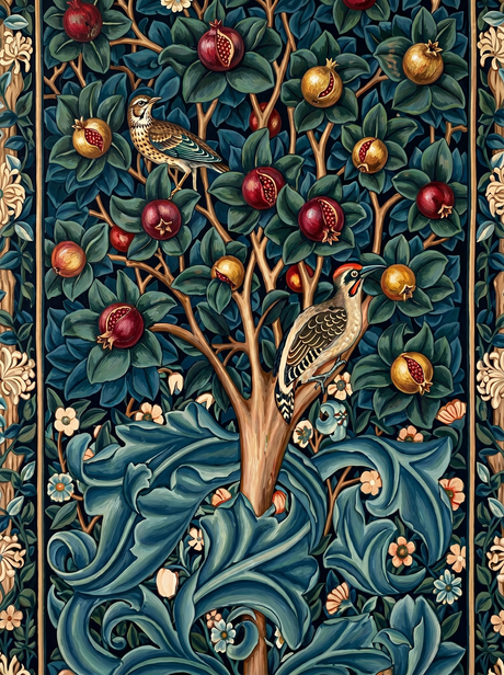 Pomegranate Garden Songbirds (Diamond Painting) Diamond Painting kit