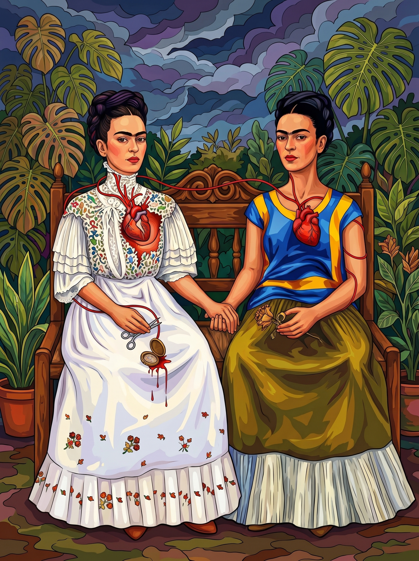 Two Hearts Bound Together (Diamond Painting) Diamond Painting kit