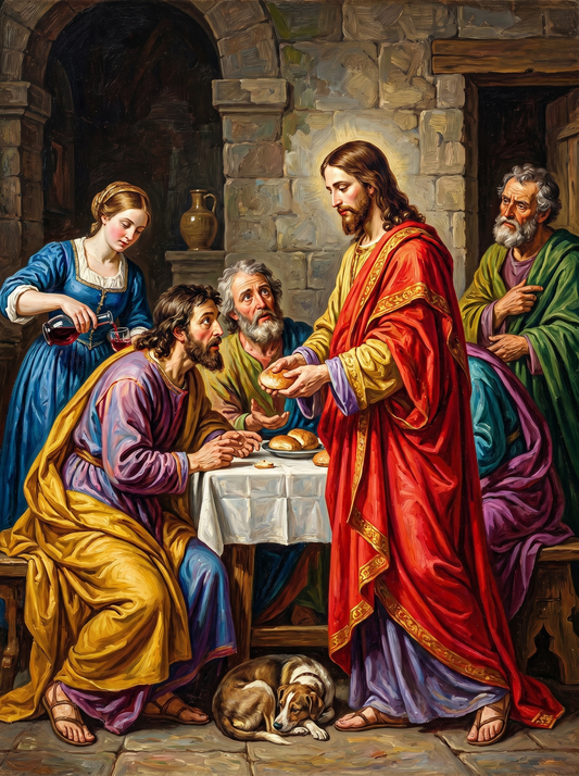 Bread and Light Gathering (Diamond Painting)