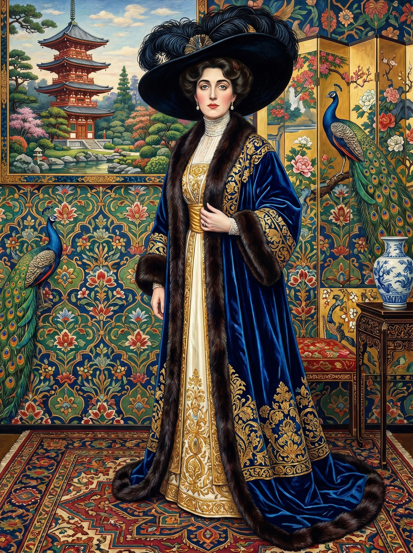 Ornate Noblewoman Portrait (Diamond Painting) Diamond Painting kit