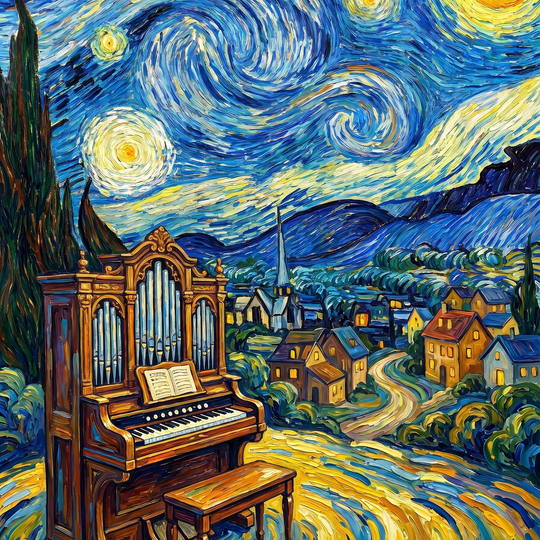 Starry Night Organ Dreamscape