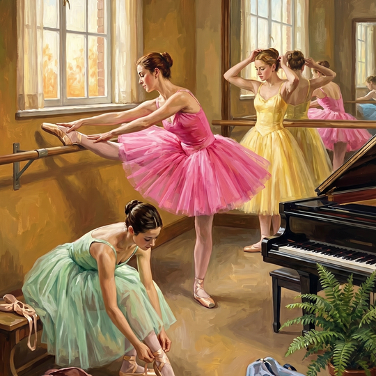 Ballet Studio Morning Practice