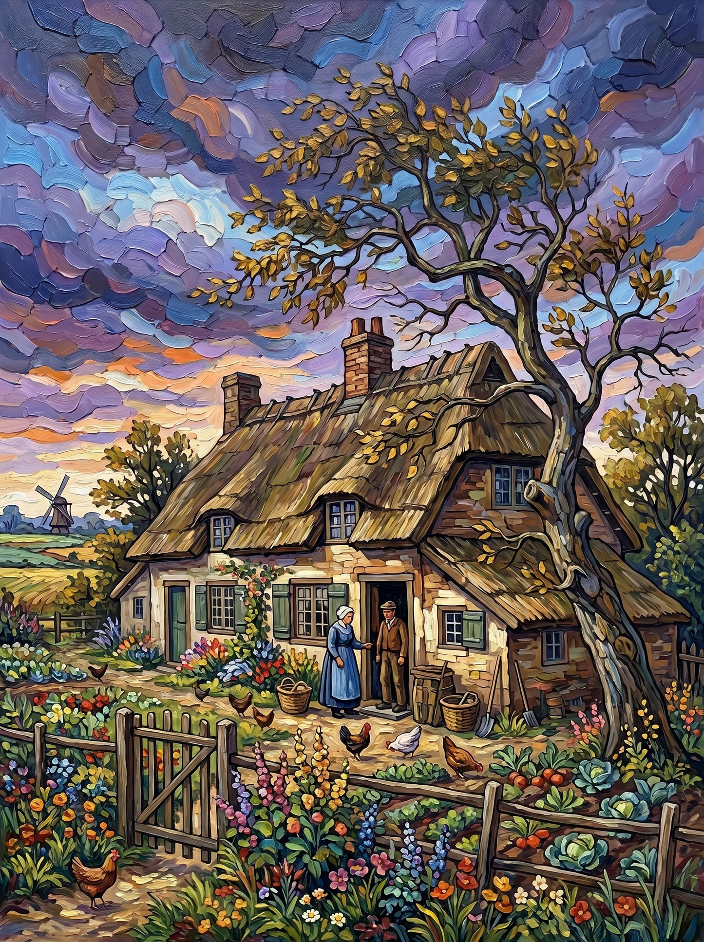 Countryside Cottage Garden Life (Diamond Painting) Diamond Painting kit